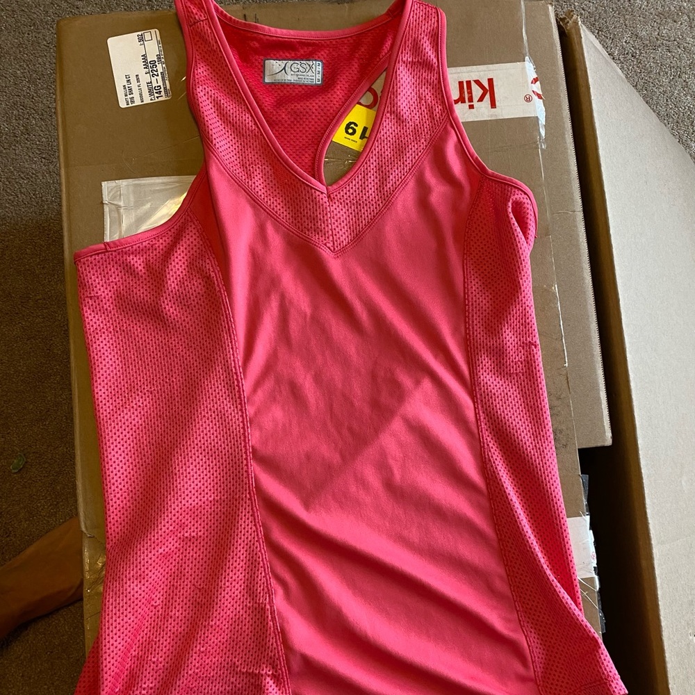 Women’s pink GSX tank top